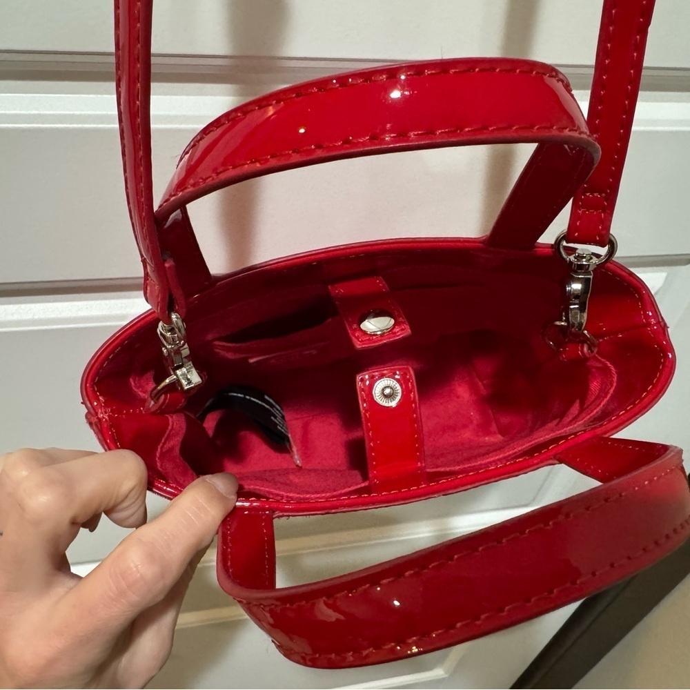 Urban Outfitters Red Patent Faux Leather Bag - Picture 5 of 8